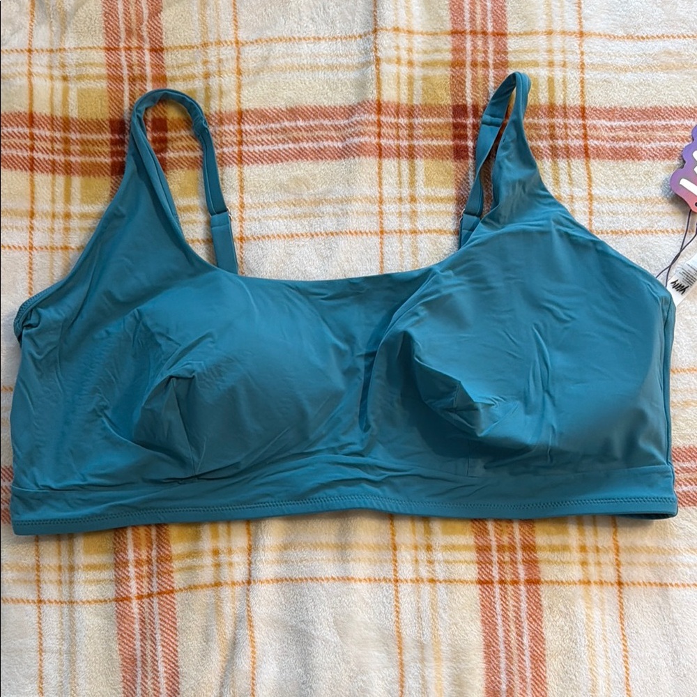 YITTY Vibrant Teal Bikini Top